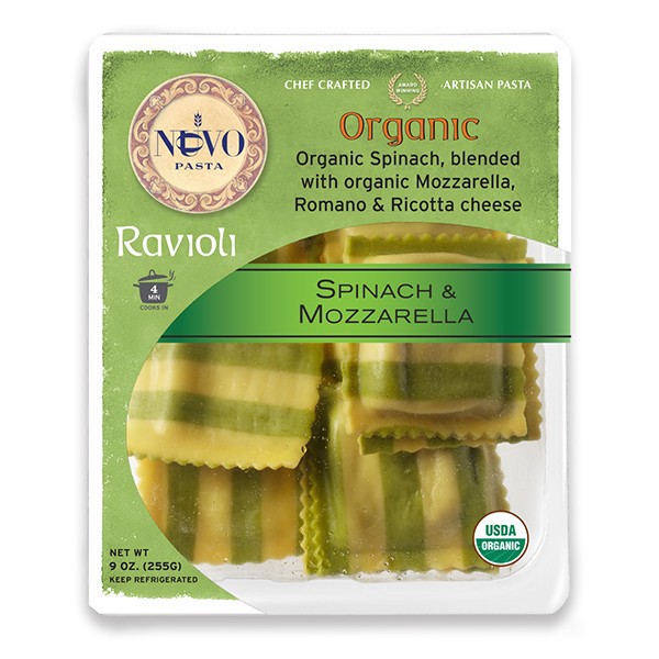 slide 1 of 1, Nuovo Tort Spinch Chse Org, 9 oz