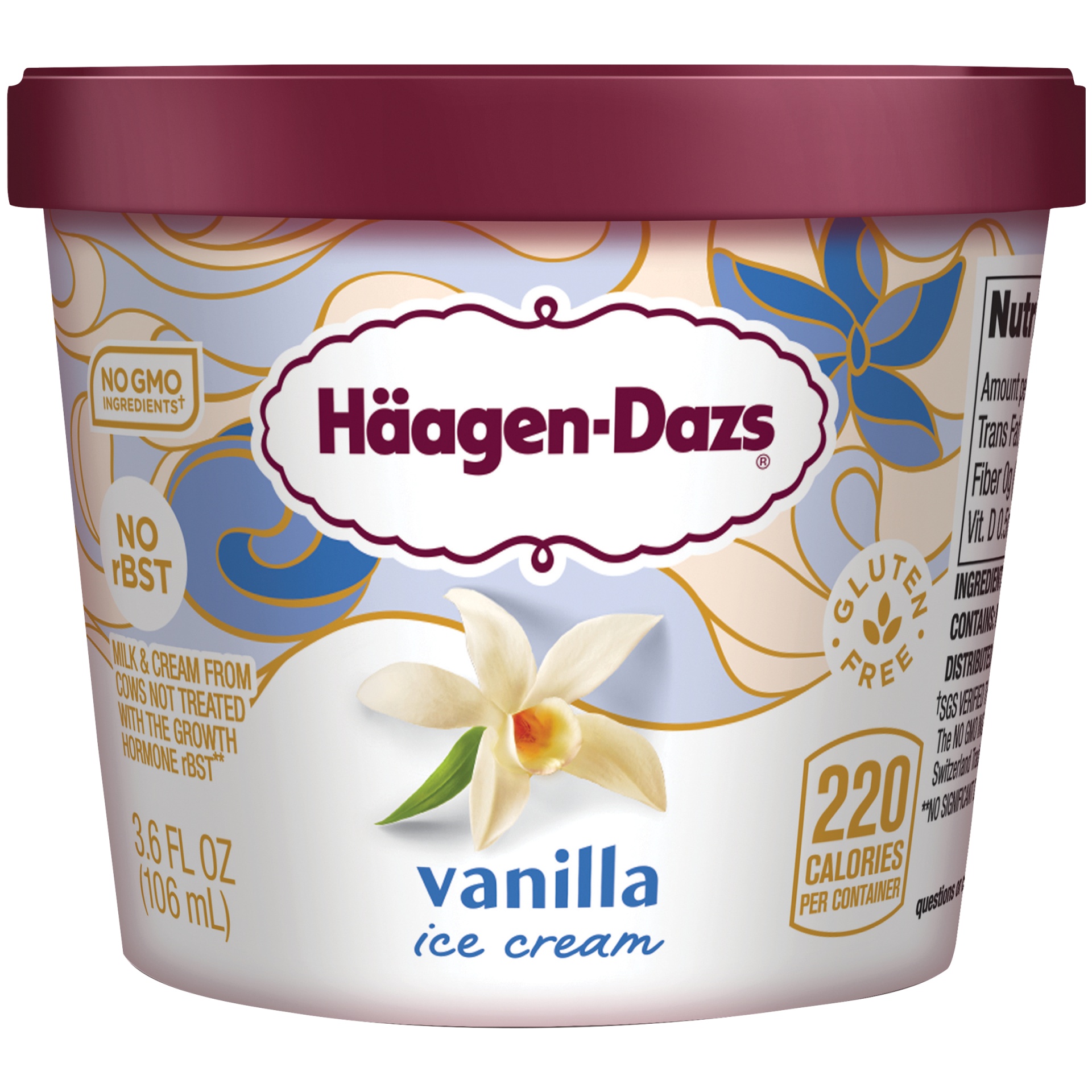 slide 1 of 7, Haagen-Dazs Vanilla Ice Cream, 3.6 oz