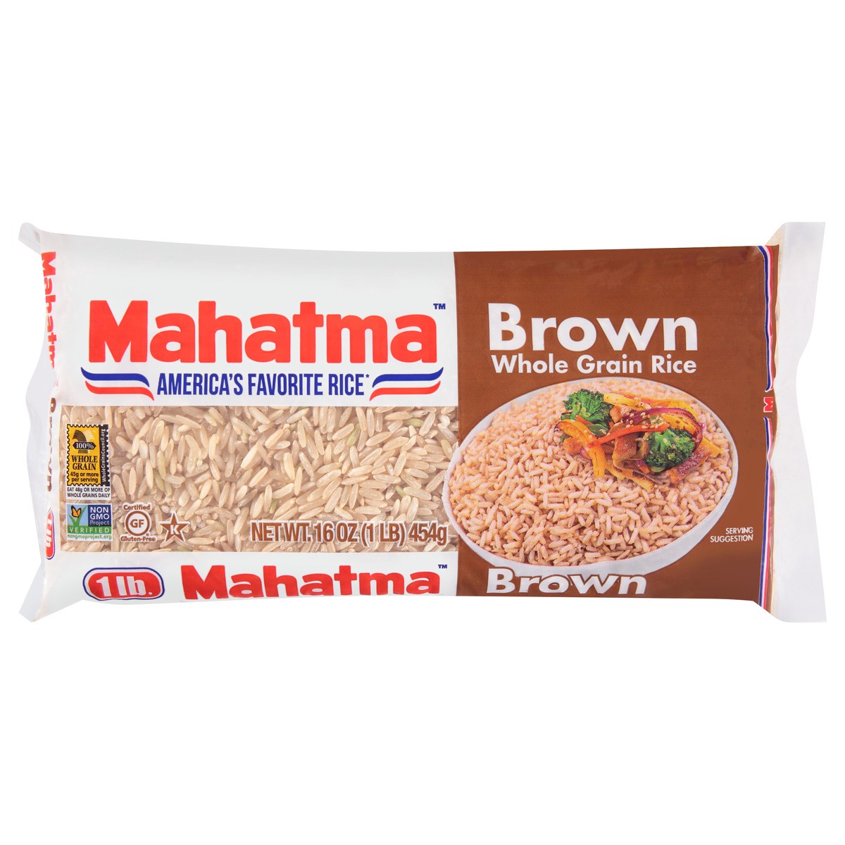 slide 8 of 9, Mahatma Brown Rice, 16 oz