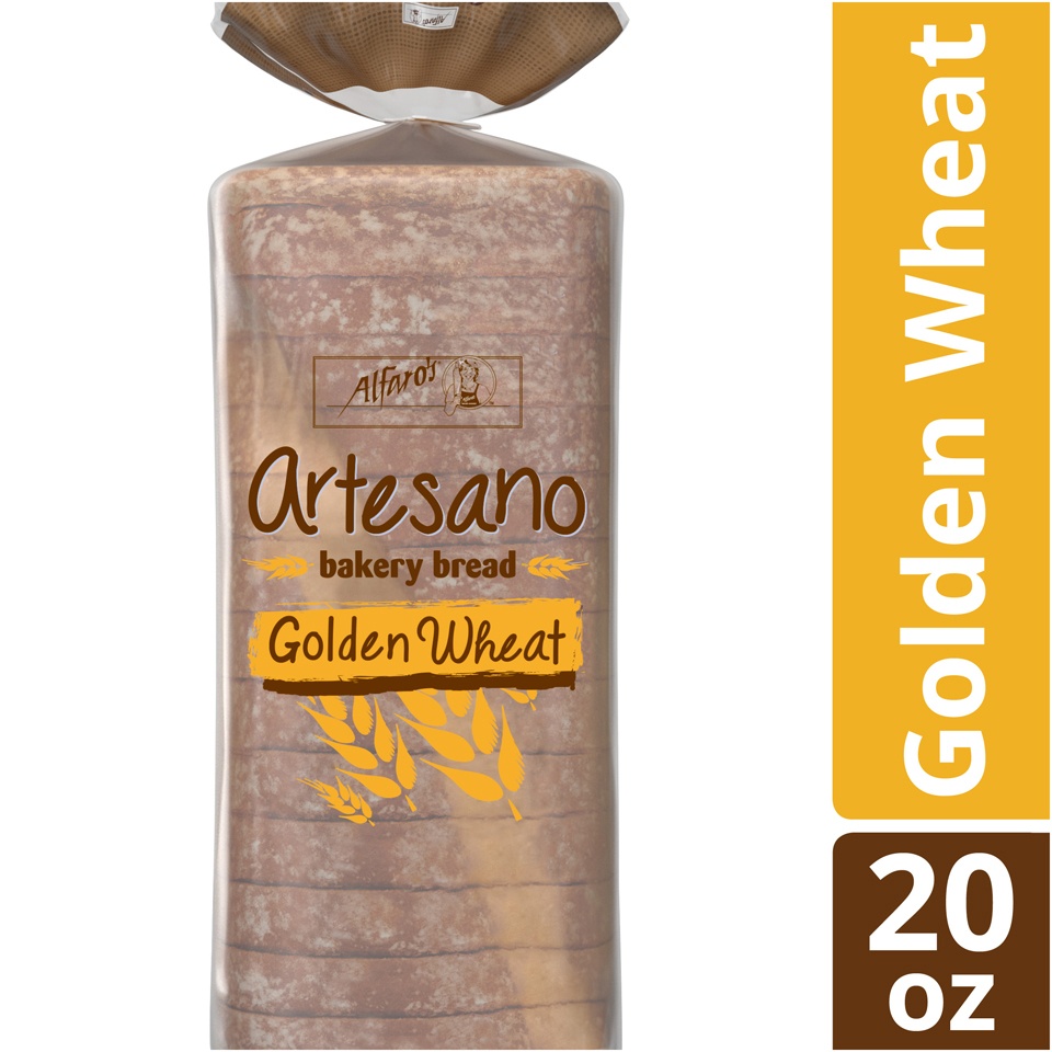 slide 2 of 9, Alfaro's Artesano Golden Wheat Bread, 20 oz