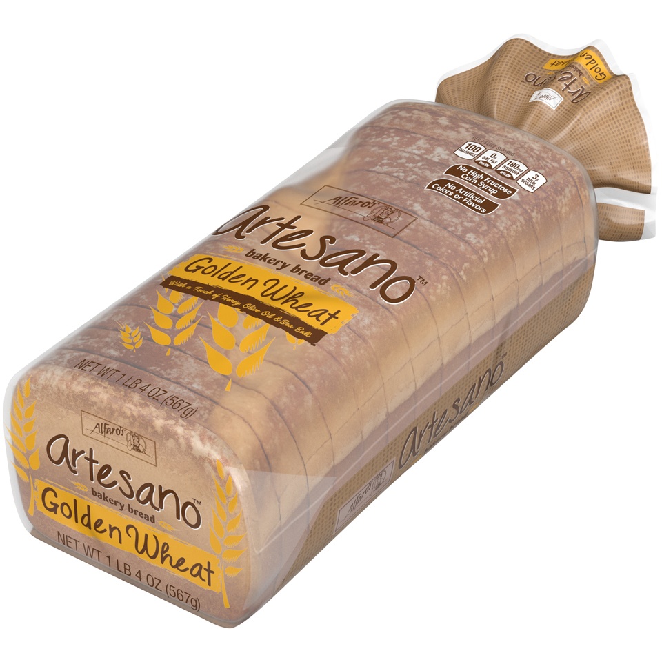 slide 4 of 9, Alfaro's Artesano Golden Wheat Bread, 20 oz