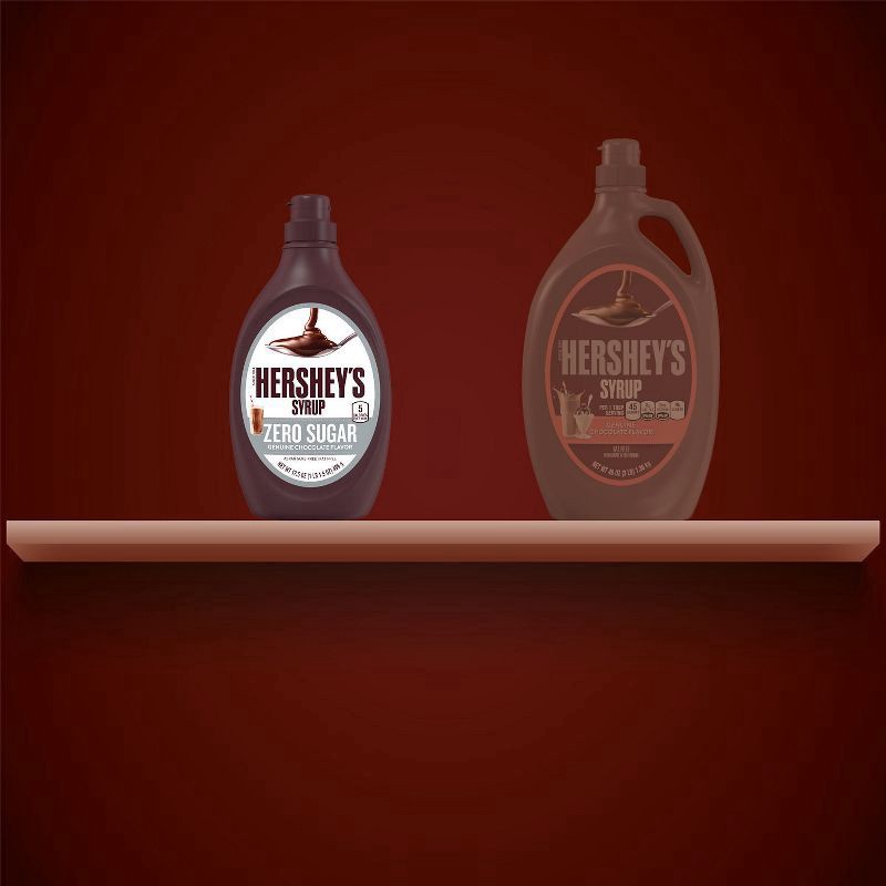 slide 5 of 6, Hershey's Sugar-Free Chocolate Syrup, 17 oz