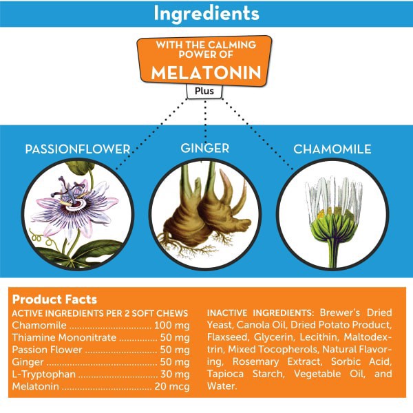 slide 3 of 25, ThunderWunders Calming Dog Chews, 60 ct