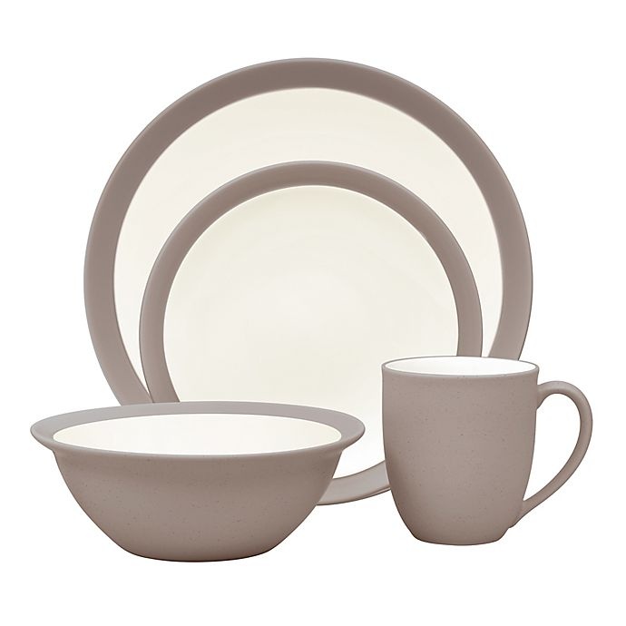 slide 1 of 1, Noritake Colorwave Curve Place Setting - Clay, 4 ct