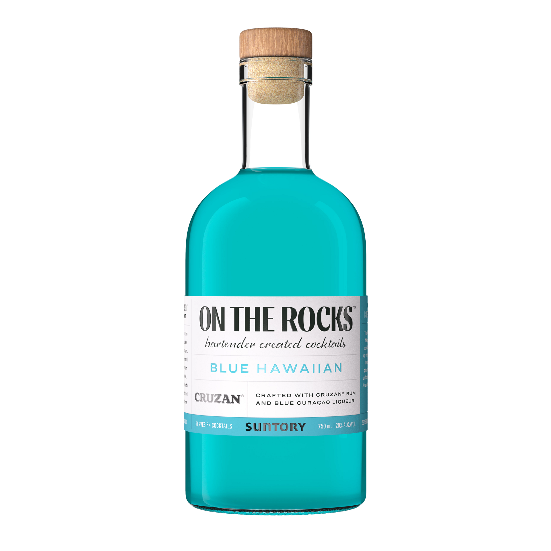 slide 1 of 7, On The Rocks Cruzan Blue Hawaiian Ready to Drink Cocktail 750 ml, 750 ml
