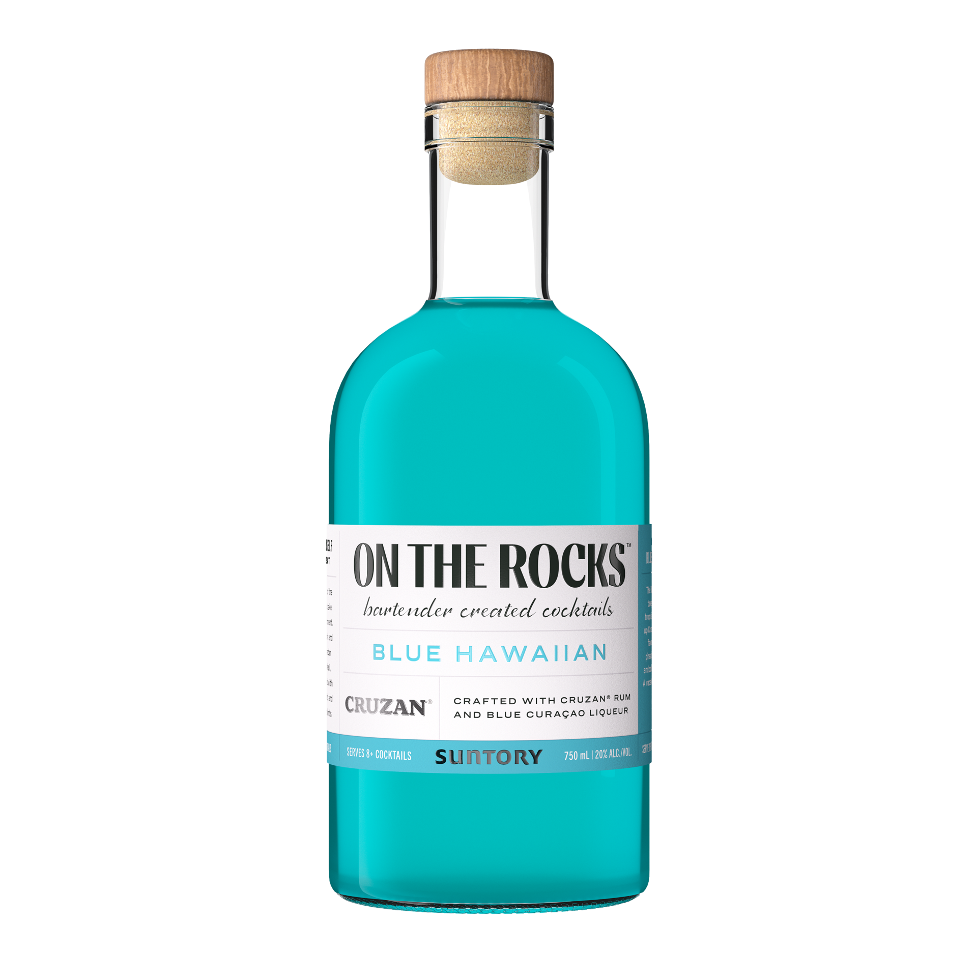 slide 1 of 7, On The Rocks Cruzan Blue Hawaiian Ready to Drink Cocktail 750 ml, 750 ml