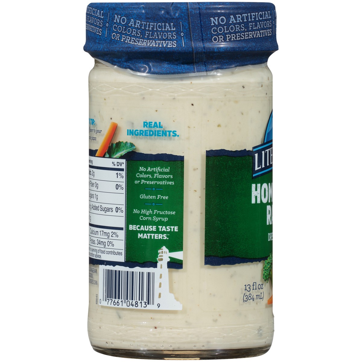 slide 5 of 9, Litehouse Homestyle Ranch Dressing & Dip 13 fl. oz. Jar, 13 fl oz