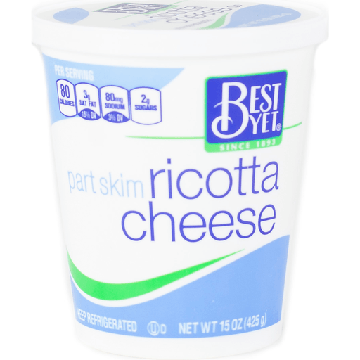 slide 1 of 1, Best Yet Part Skim Ricotta, 15 oz