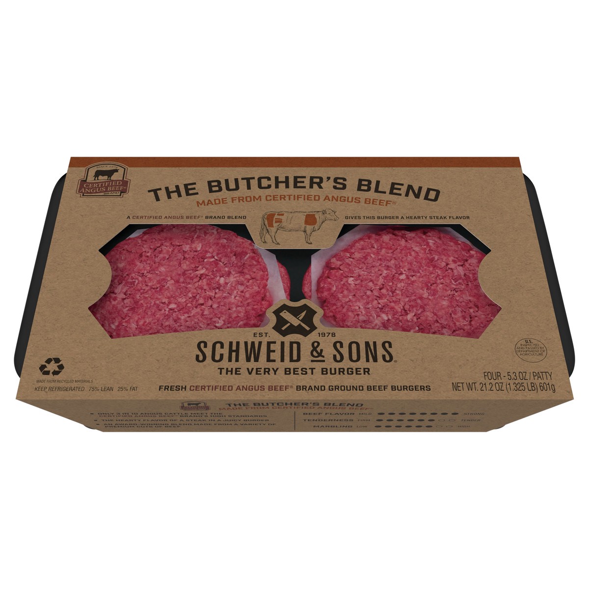slide 1 of 11, Schweid & Sons CAB The Butcher's Blend, 4 ct