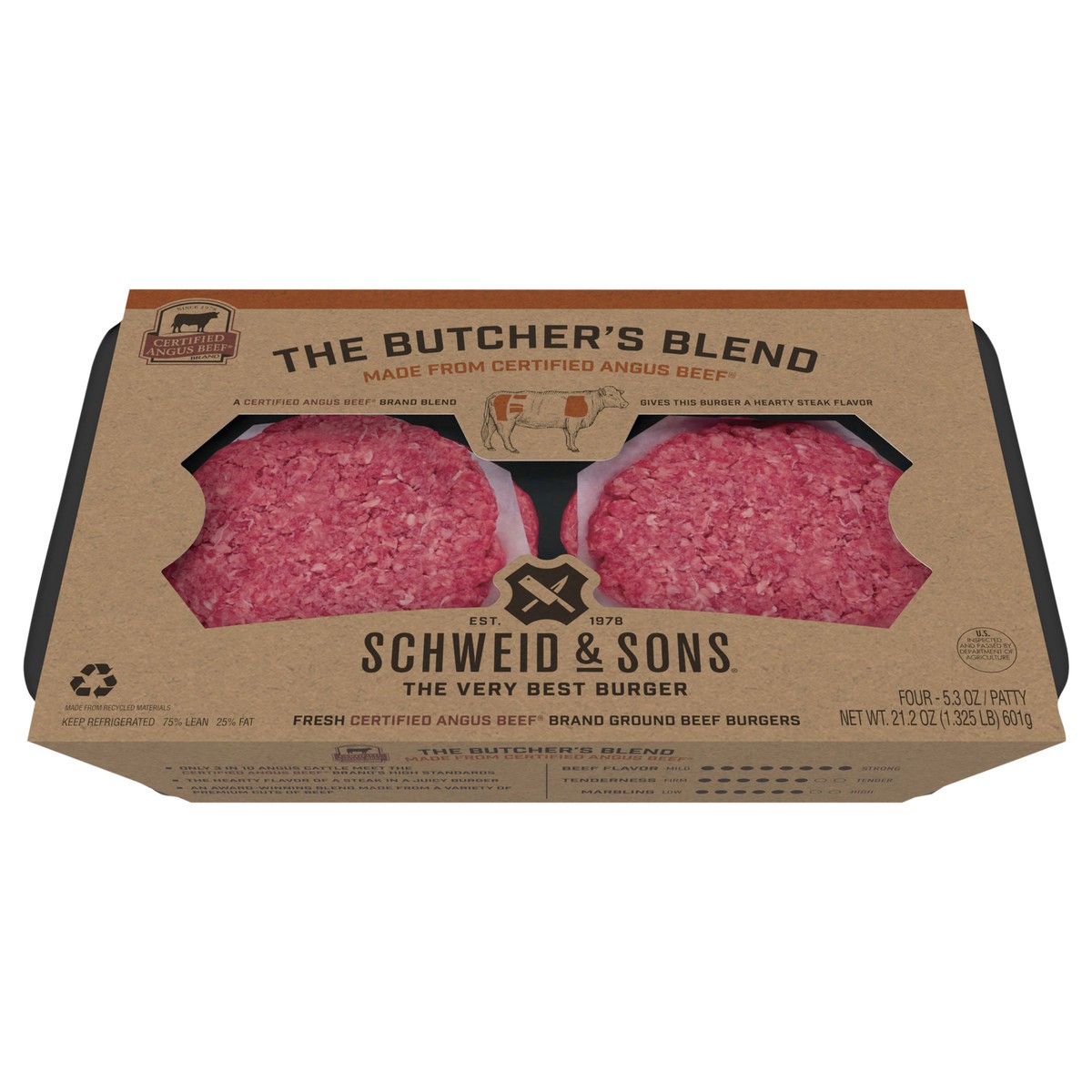 slide 1 of 11, Schweid & Sons CAB The Butcher's Blend, 4 ct