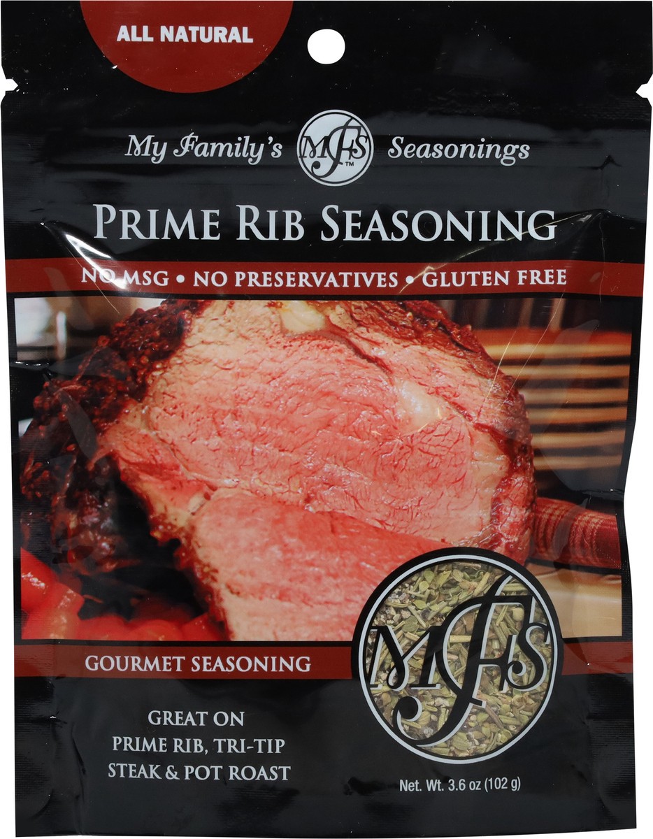 slide 4 of 9, My Family's Seasonings Prime Rib Seasoning 3.6 oz, 3.6 oz