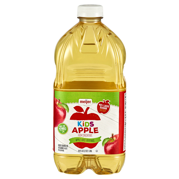 slide 1 of 1, Meijer Juice Apple Lite Kids, 64 oz