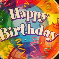 Unique Industries Birthday Jubilee Plates