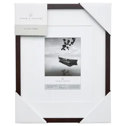 ROOM & RETREAT RR 11x14 Multi Mat Walnut Gallery Photo Frame
