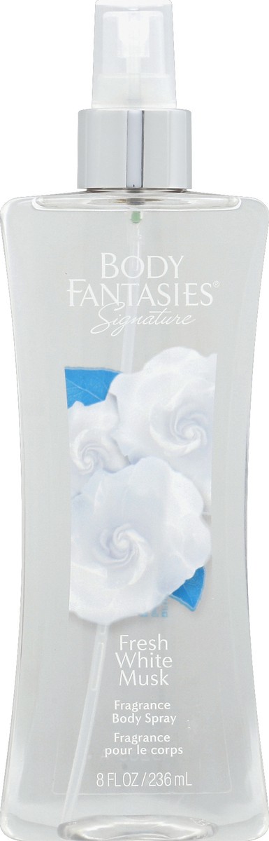 slide 1 of 3, Body Fantasies Body Spray, Fresh White Musk, 1 ct