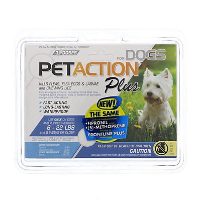 slide 1 of 5, PetAction Pet Action Pro F&T SO Dog 5-22LB 3CT, 3 ct