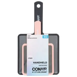 Conair Handheld Square Mirrors 2 ea
