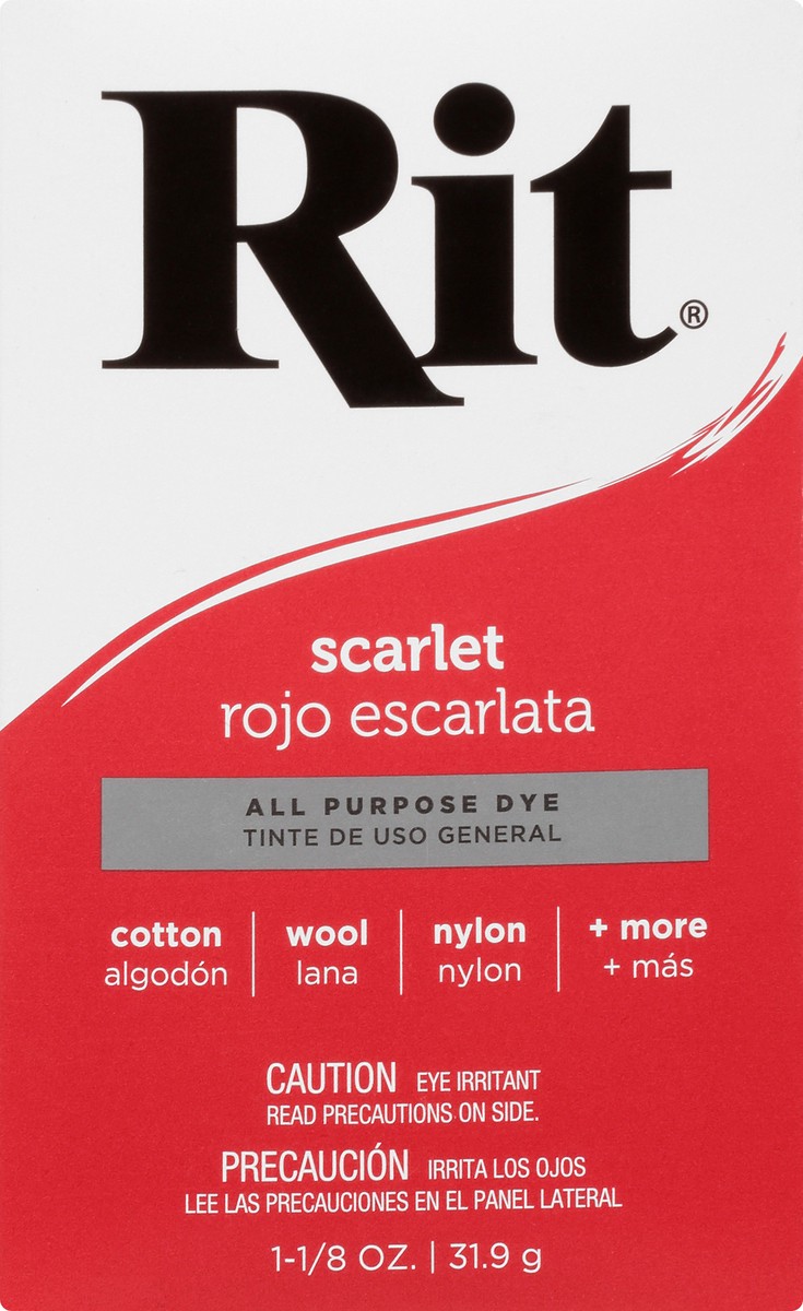 slide 6 of 9, Rit Dye Powder Scarlet, 1.125 oz