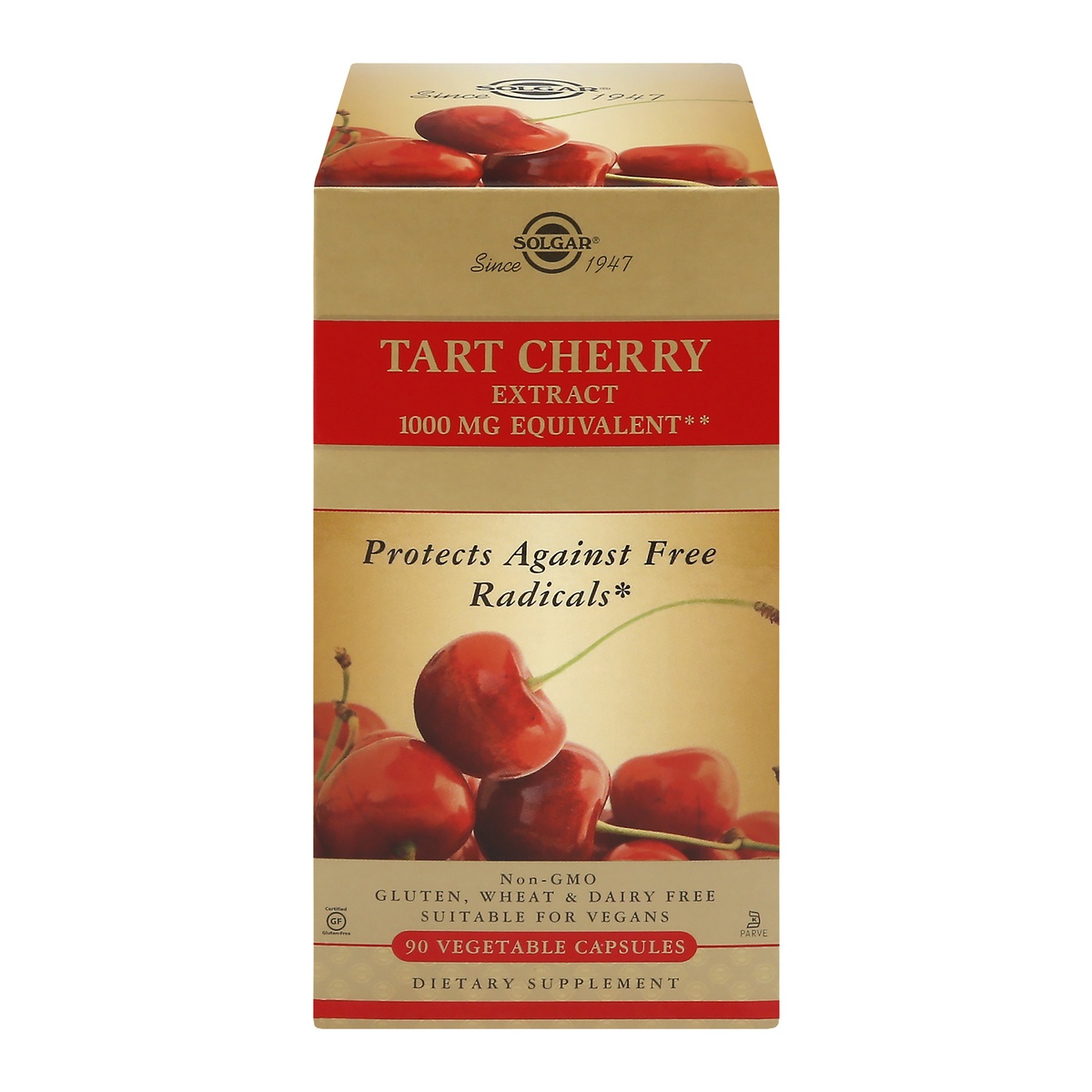 slide 1 of 2, Solgar Tart Cherry Extract Capsules, 90 ct