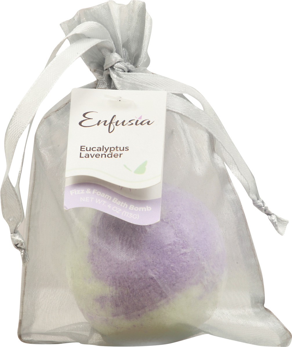 slide 6 of 7, Enfusia Fizz & Foam Eucalyptus Lavender Bath Bomb 4 oz, 4 oz