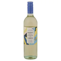 Sunny With A Chance Of Flowers California Positively Pinot Grigio Wine 750 ml