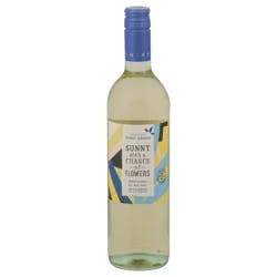 Sunny With A Chance Of Flowers California Positively Pinot Grigio Wine 750 ml