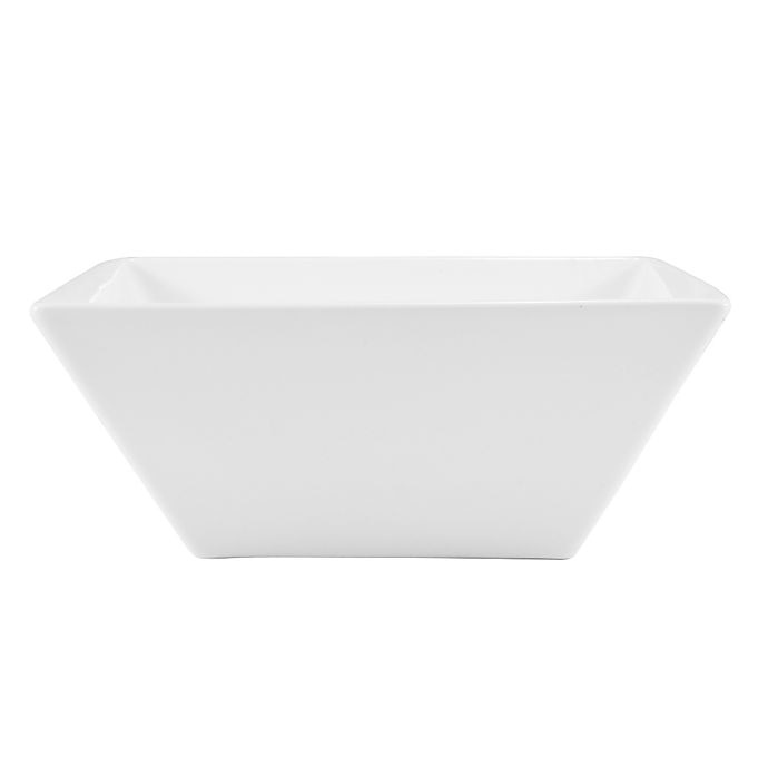 slide 1 of 1, Nevaeh White by Fitz and Floyd Hard Square All Purpose Bowl, 1 ct