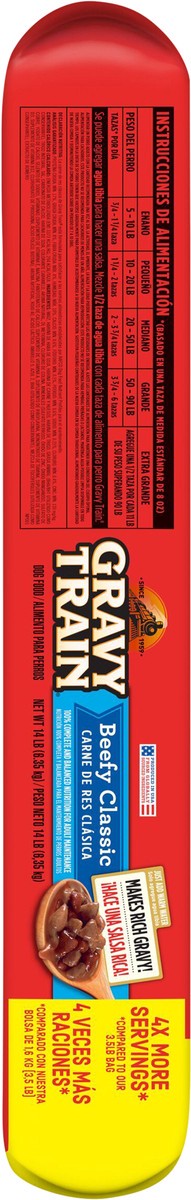 slide 7 of 8, Gravy Train Dog Food Beefy Classic, 14 lb