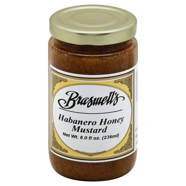 slide 1 of 1, Braswell's Habanero Honey Mustard, 8 oz