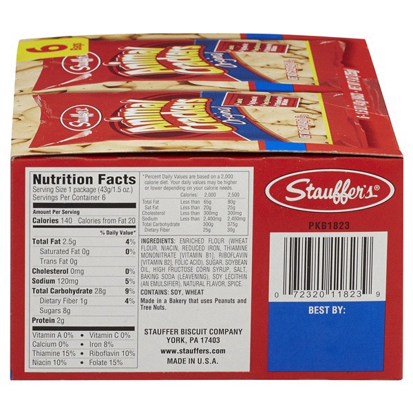 slide 9 of 17, Stauffer's Animal Crackers 6 ea, 6 ct