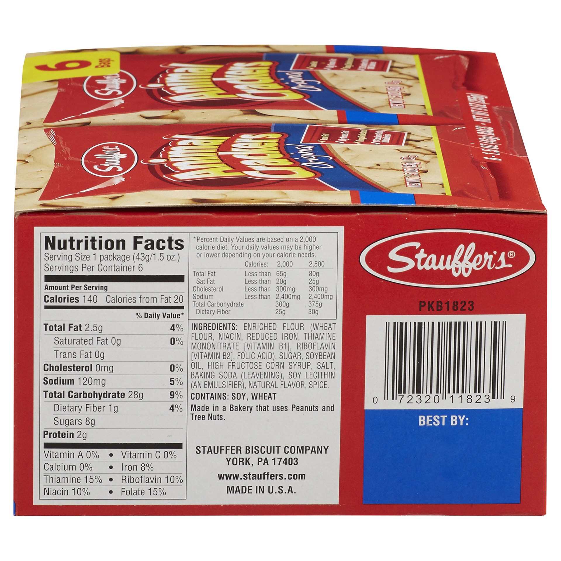 slide 2 of 17, Stauffer's Animal Crackers 6 ea, 6 ct