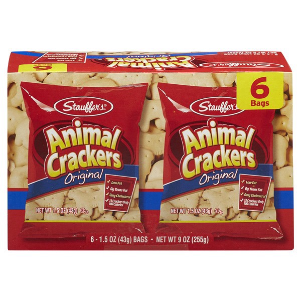 slide 14 of 17, Stauffer's Animal Crackers 6 ea, 6 ct