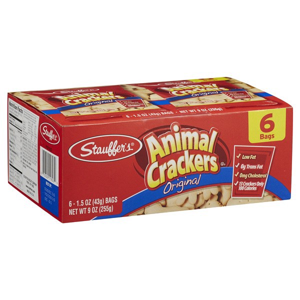 slide 6 of 17, Stauffer's Animal Crackers 6 ea, 6 ct