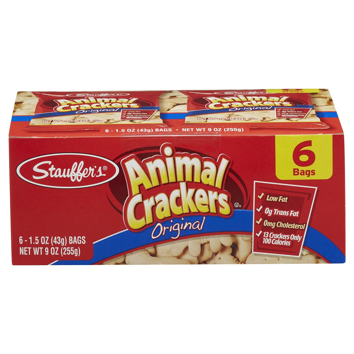 slide 1 of 17, Stauffer's Animal Crackers 6 ea, 6 ct