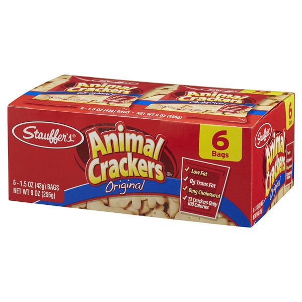 slide 4 of 17, Stauffer's Animal Crackers 6 ea, 6 ct