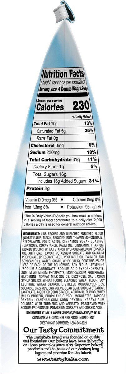 slide 10 of 12, Tastykake Cinnamon Mini Donuts 10 oz. Bag, 10 oz