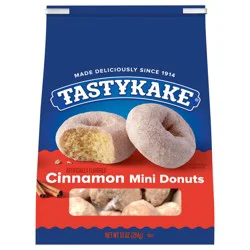 Tastykake Cinnamon Flavored Mini Donuts, Shareable Donuts, 10 oz Bag