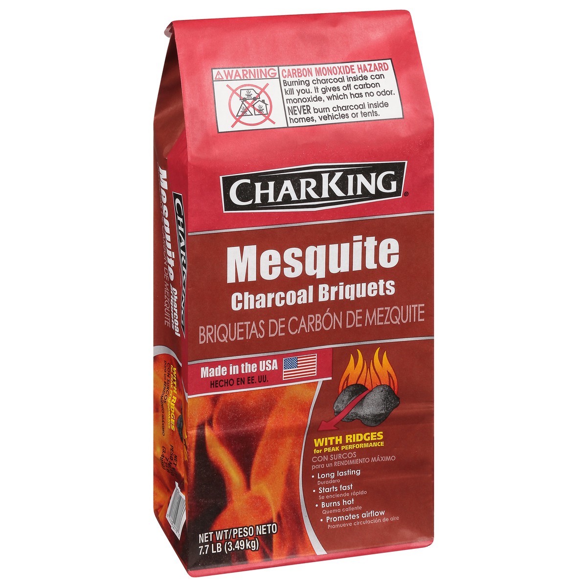slide 2 of 9, CharKing Mesquite Charcoal Briquets 7.7 lb, 7.7 lb