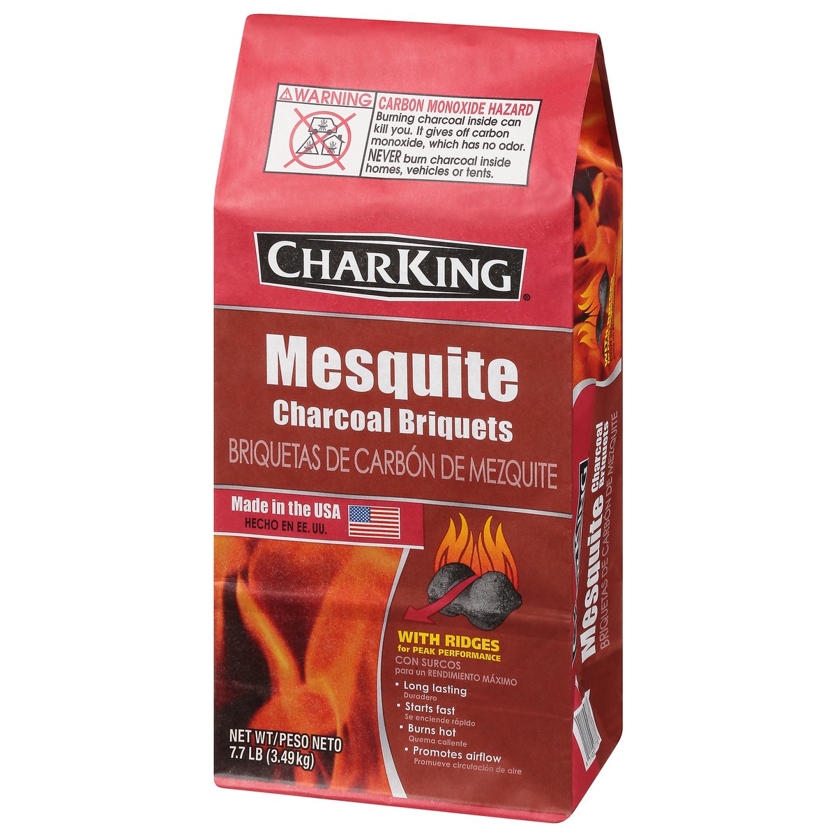 slide 4 of 9, CharKing Mesquite Charcoal Briquets 7.7 lb, 7.7 lb