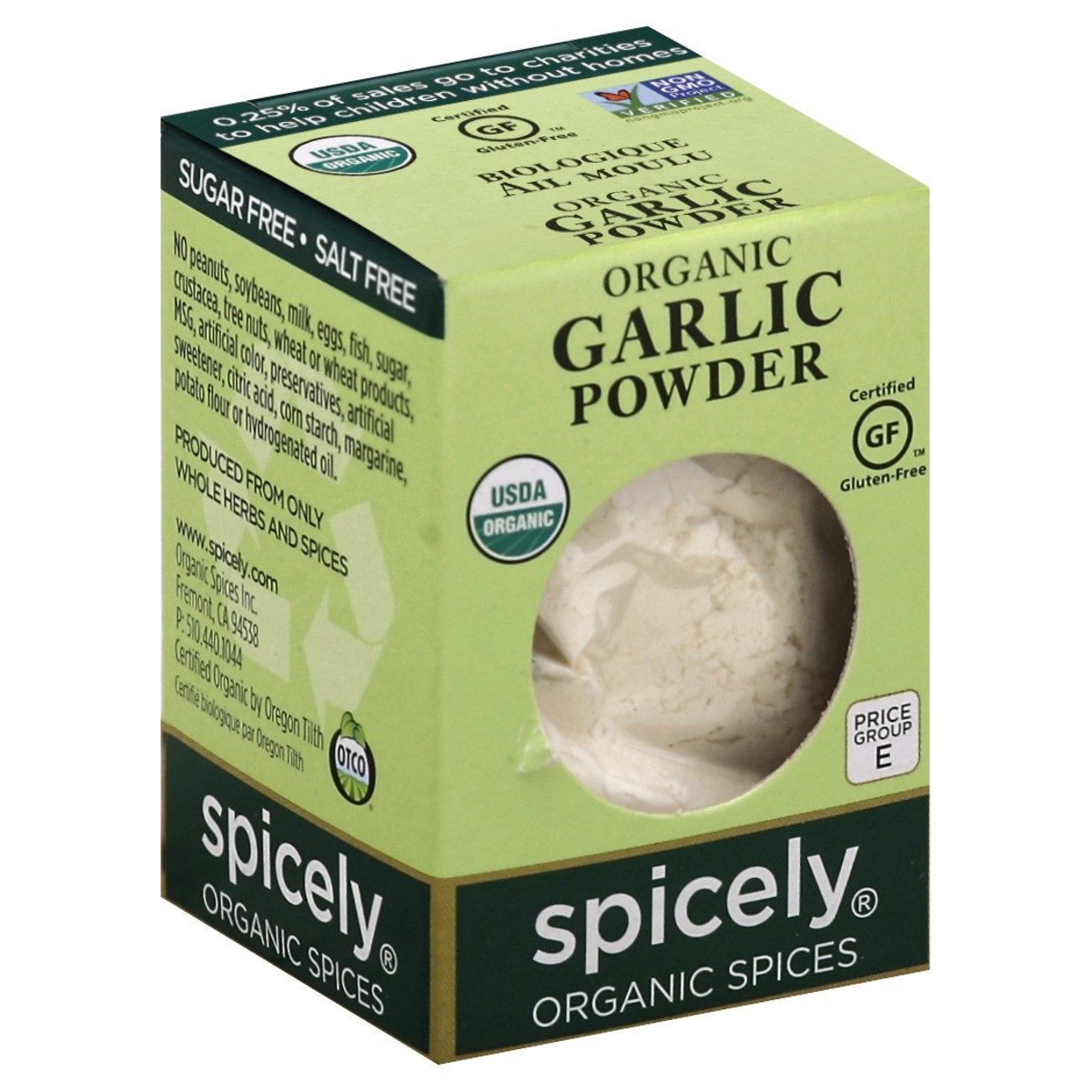 slide 4 of 4, Spicely Organic Spices Garlic Powder 0.4 oz, 0.4 oz