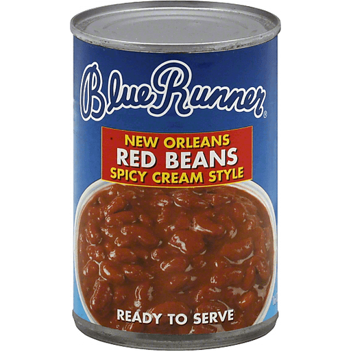 slide 2 of 2, Blue Runner Red Beans New Orleans Spicy Cream Style, 16 oz
