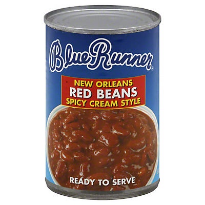 slide 1 of 2, Blue Runner Red Beans New Orleans Spicy Cream Style, 16 oz
