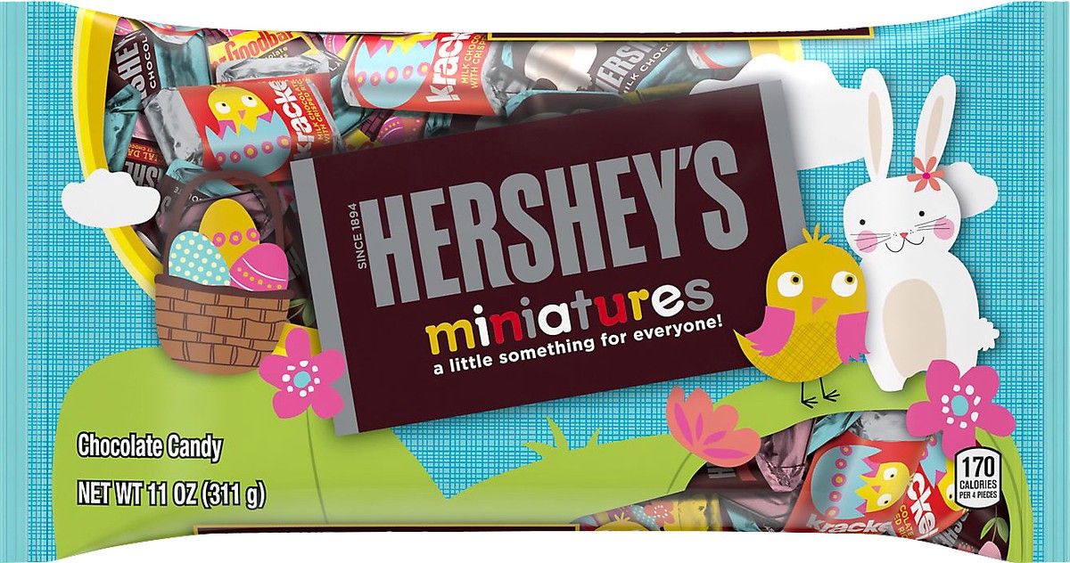 slide 3 of 3, Hershey's Miniatures Chocolate Candy 11 oz, 11 oz