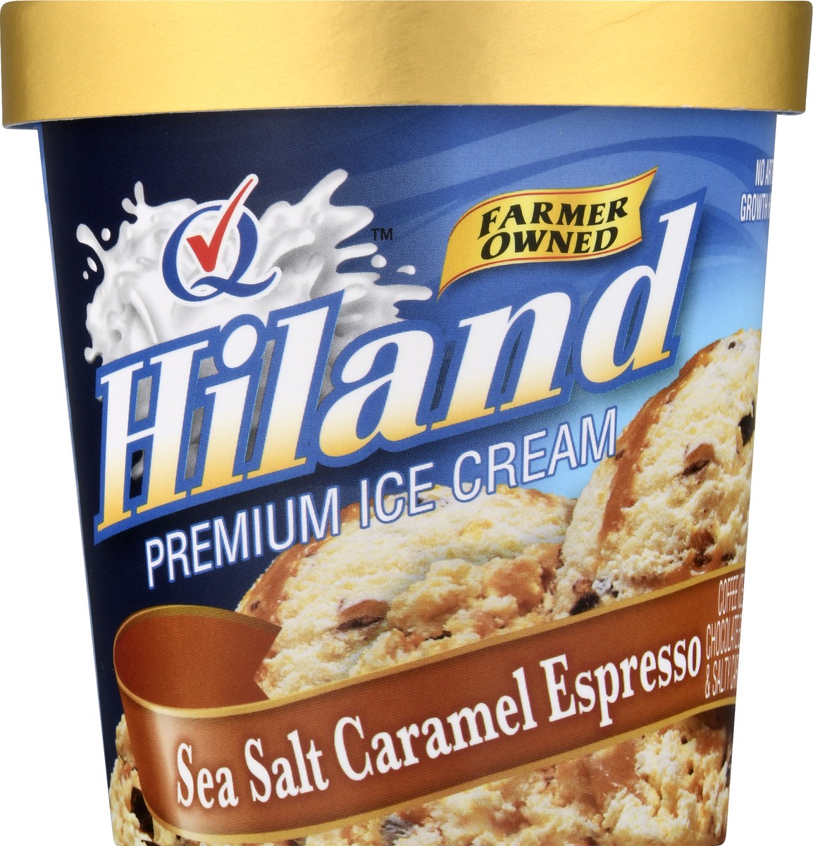 slide 8 of 9, Hiland Dairy Premium Sea Salt Caramel Espresso Ice Cream 1 pt, 1 pint