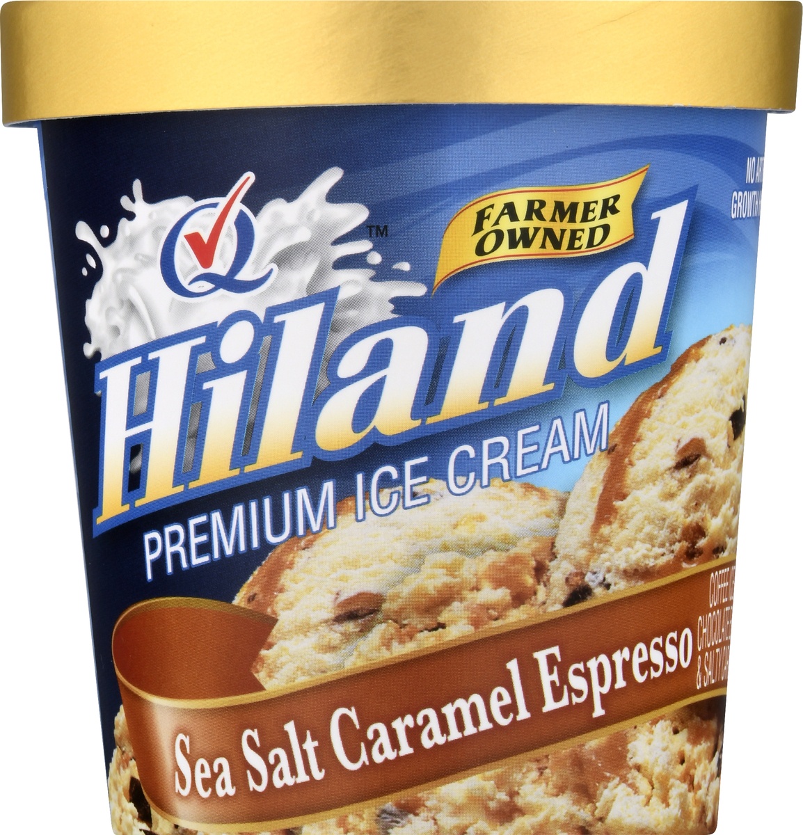 slide 9 of 10, Hiland Dairy Sea Salt Caramel Espresso Premium Ice Cream, 1 pint
