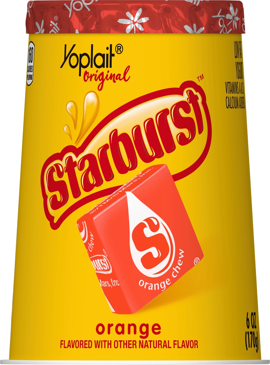 slide 9 of 10, Yoplait Starburst Yogurt Orange, 6 oz