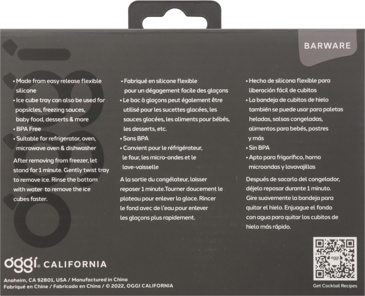 slide 9 of 12, Oggi Large Ball Cube Ice Tray - Grey, 1 ct