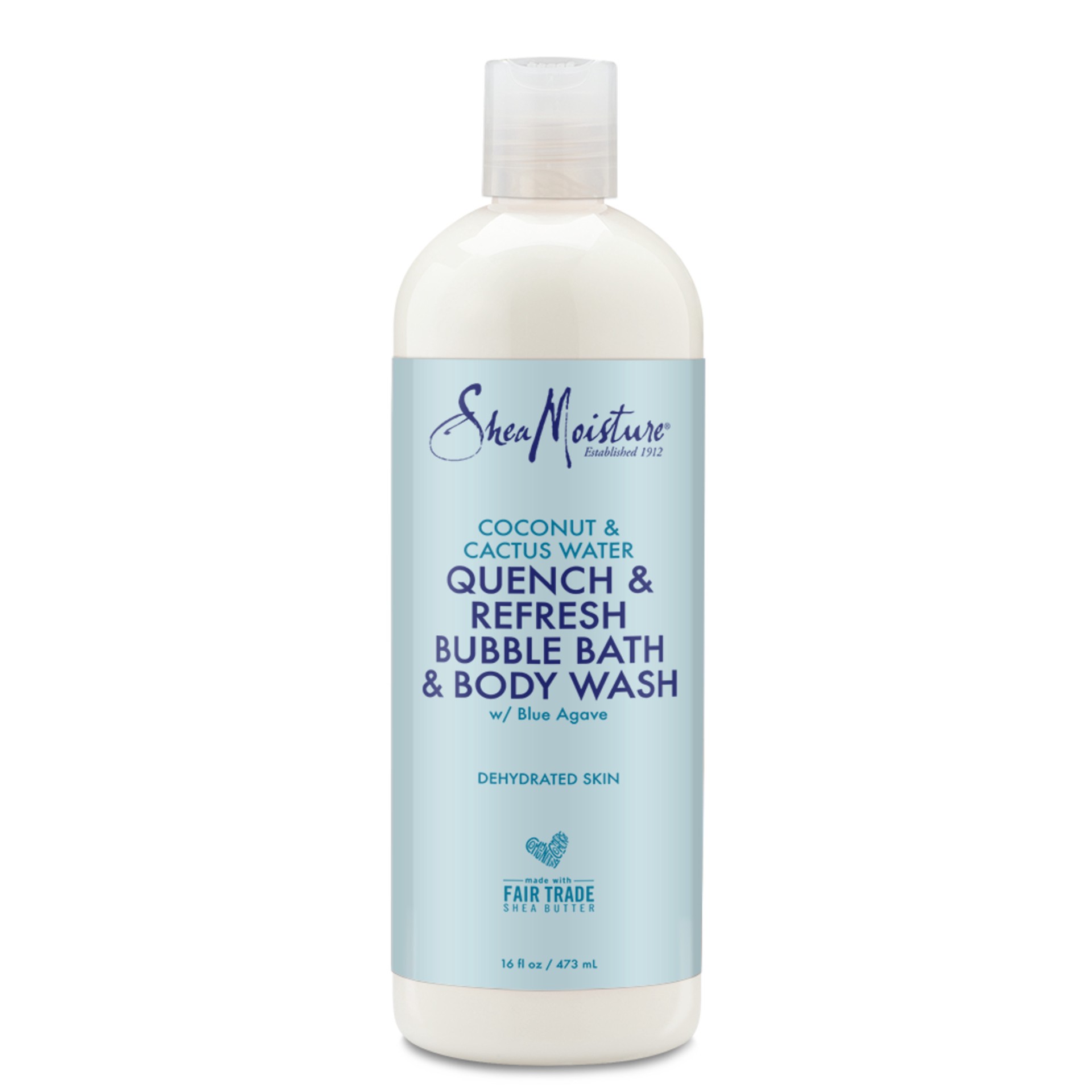 slide 1 of 2, SheaMoisture Bubble Bath & Body Wash Quench+Refresh, 16 oz, 16 oz