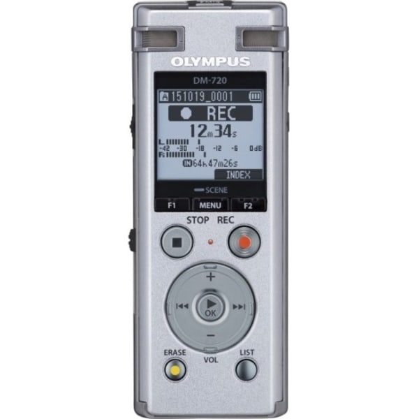 slide 1 of 1, Olympus Dm-720 4Gb Digital Voice Recorder, Silver, 1 ct