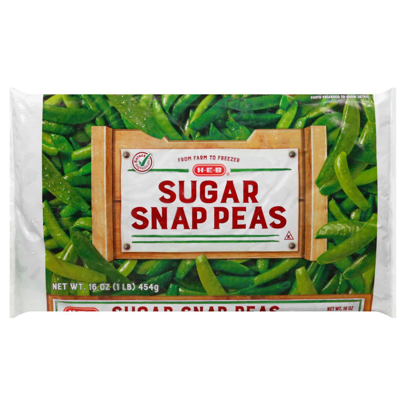 slide 1 of 1, H-E-B Sugar Snap Peas, 16 oz